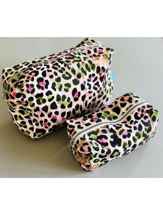 Toilettaske - Leoprint - Stor